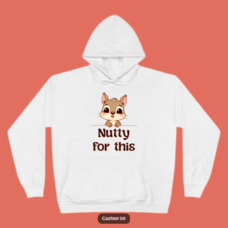 Cozy Funny Squirrel Hoodie: Curious Character, Warm & Perfect Funny Gift