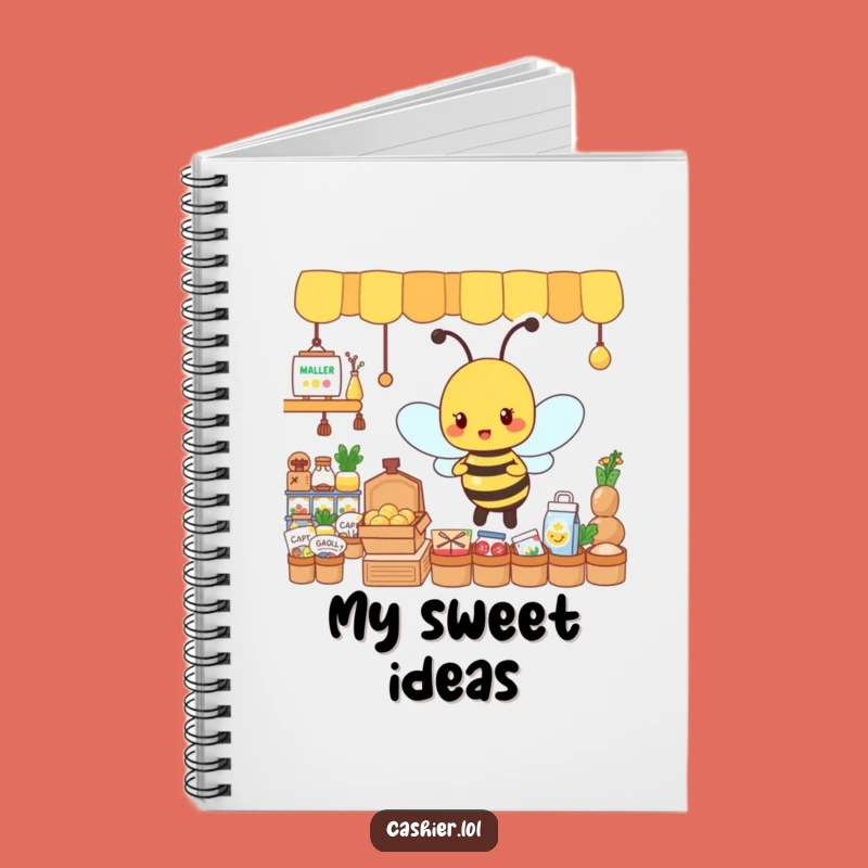Funny Bee Organizer Notebook - Jot Down Busy Ideas
